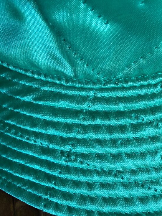Acne Studios mint Green mixed Quilting Satin Bucket Hat Sz OS main image 2